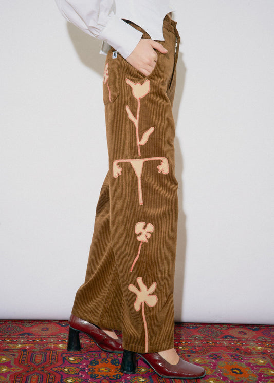 Ava Trousers - Brown - OhSevenDays