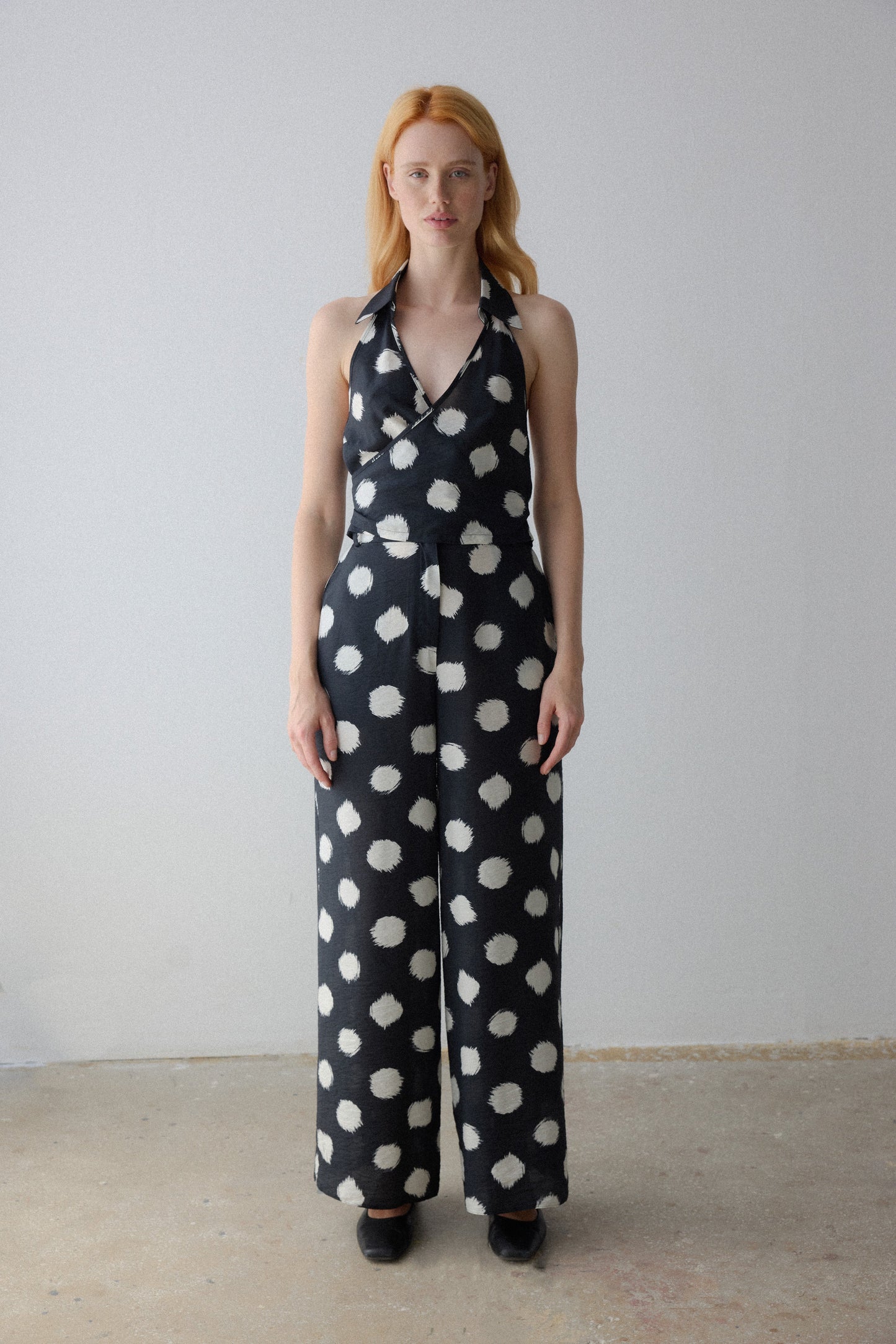 Barbora Trousers - Polka - OhSevenDays