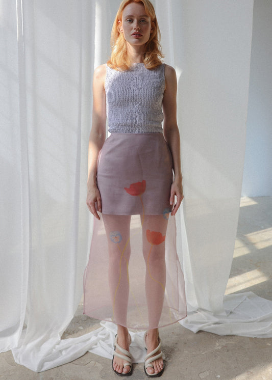 Kim Skirt - Pink - OhSevenDays