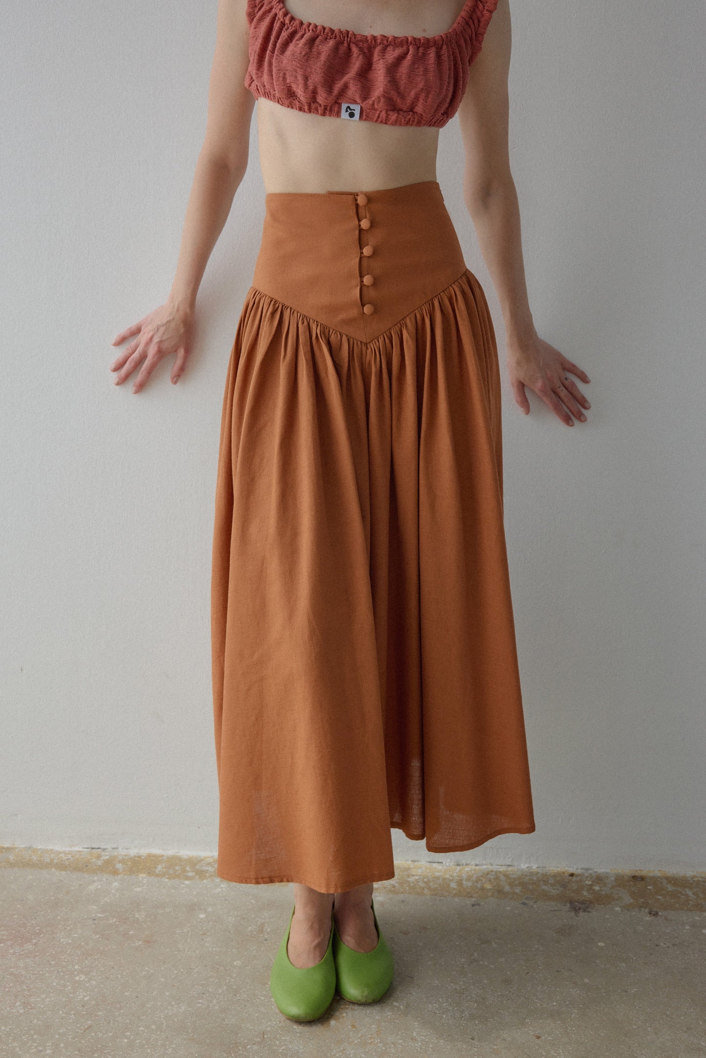 Dani Skirt - Copper - OhSevenDays