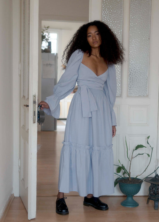 Bailey Reversible Dress - Periwinkle - OhSevenDays