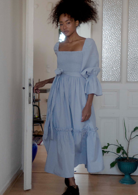 Bailey Reversible Dress - Periwinkle - OhSevenDays
