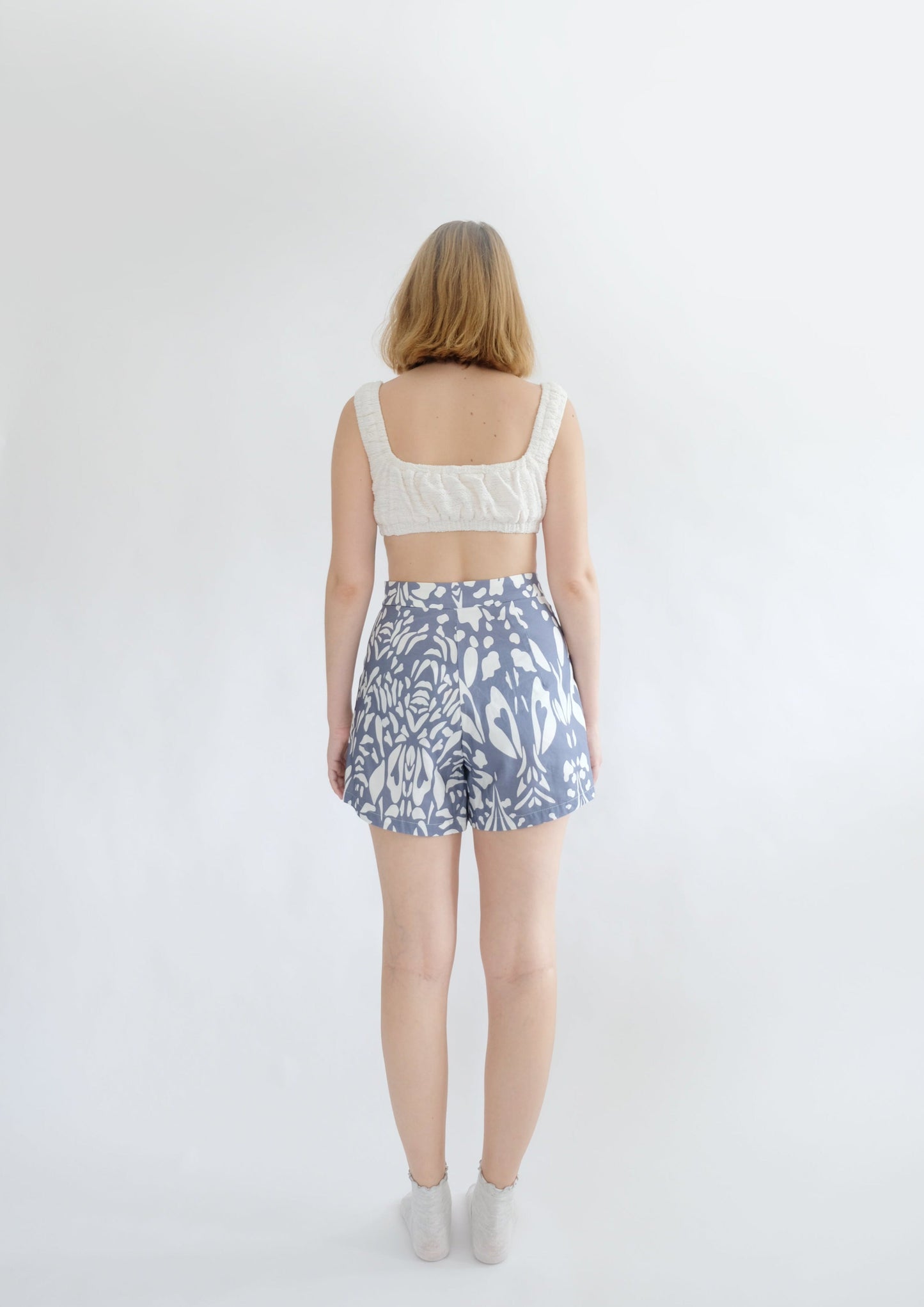 Poche Shorts (Rosa Print) - OhSevenDays