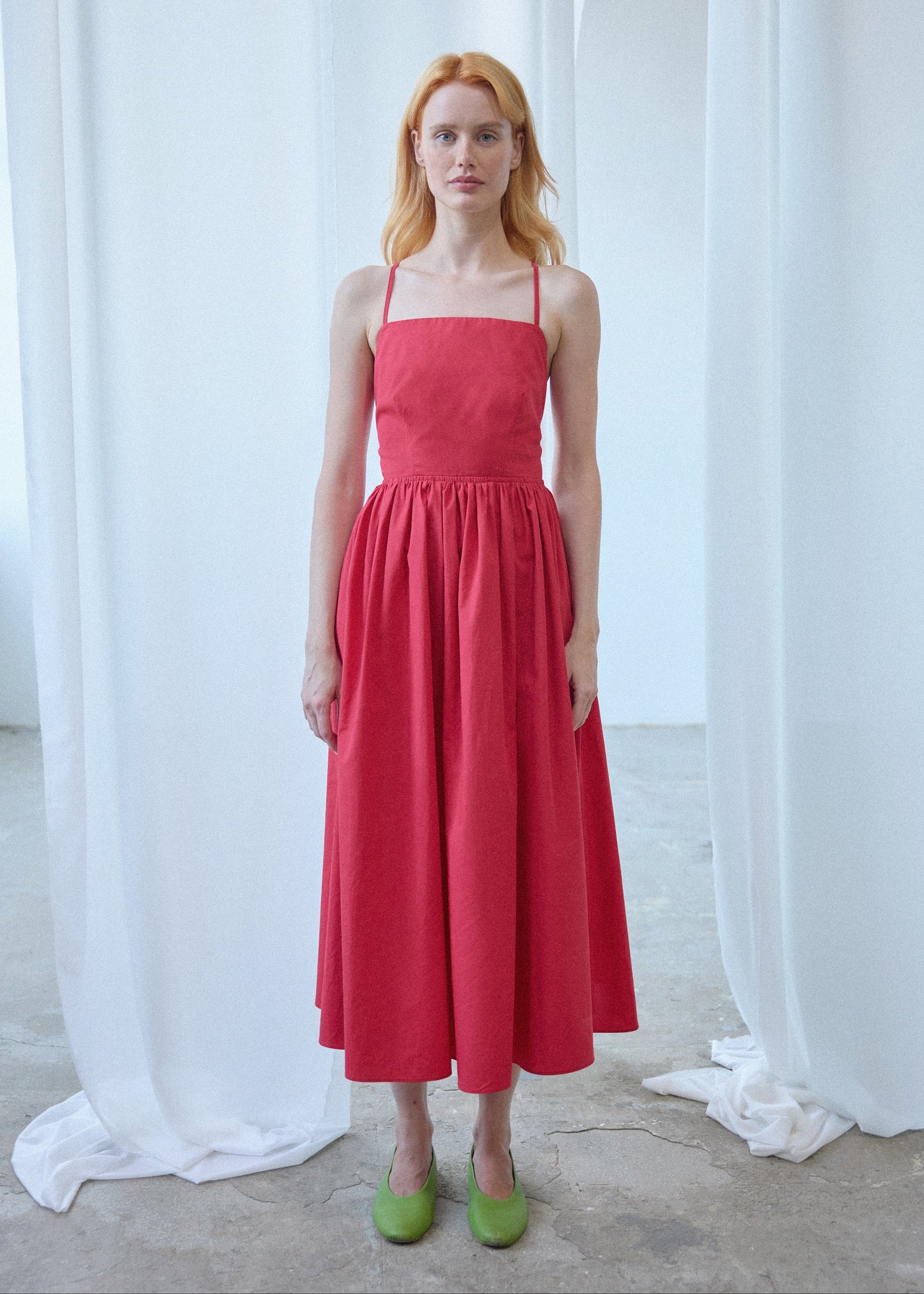 Beth Dress - Cherry - OhSevenDays