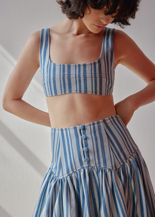 Abby Bralette - Stripes