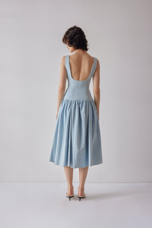 Danielle Dress - Light Blue