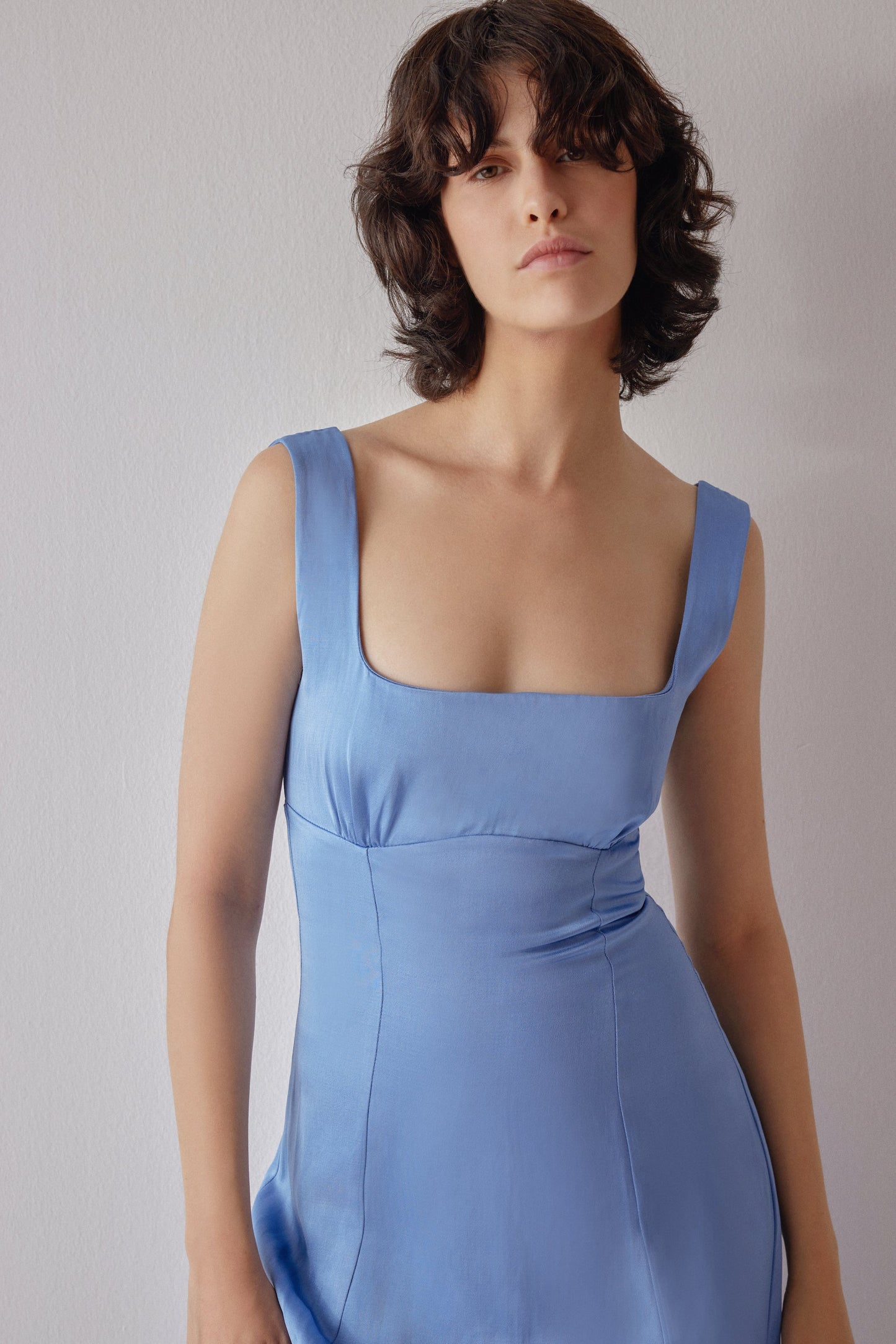 Caroline Dress - Blue - OhSevenDays