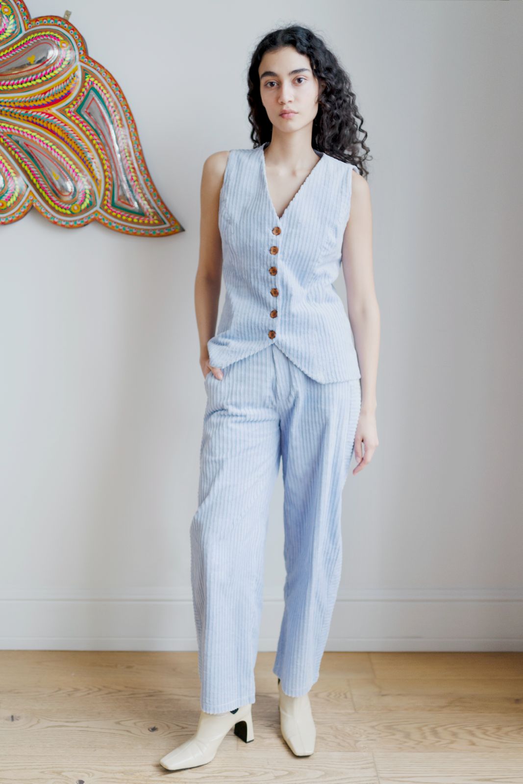 SAMPLE Wyatt Waistcoat - Lilac