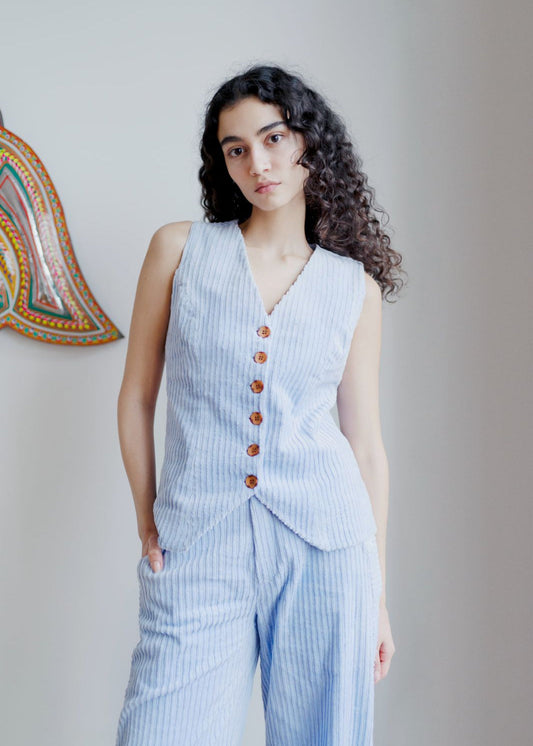 SAMPLE Wyatt Waistcoat - Lilac