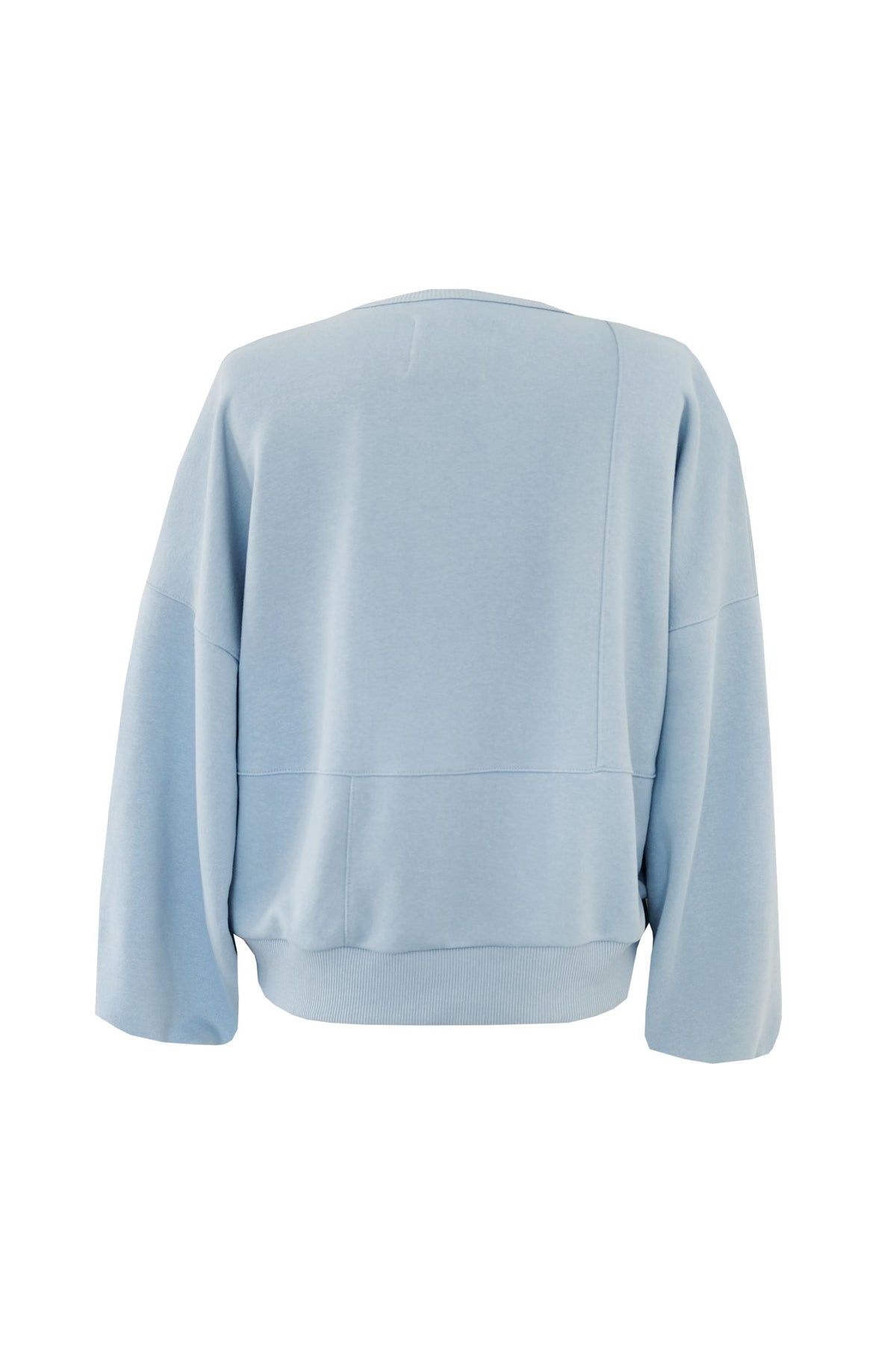 Patchwork Sweatshirt-cyan - OhSevenDays
