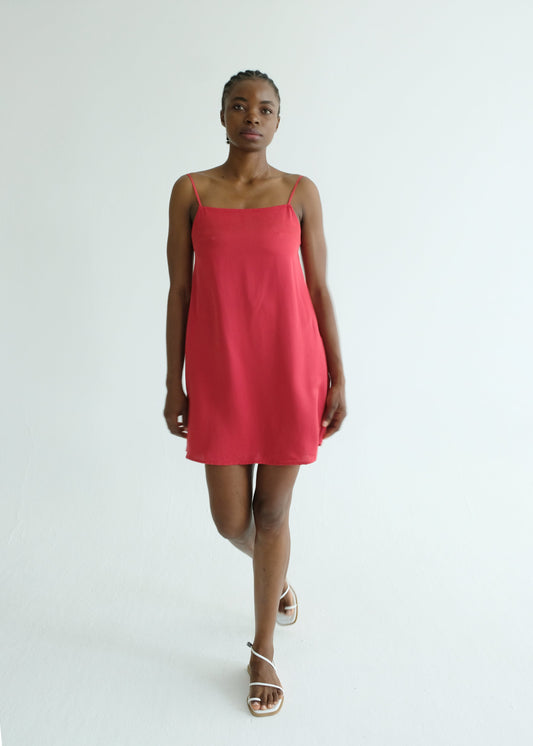 SAMPLE Tessa Dress red