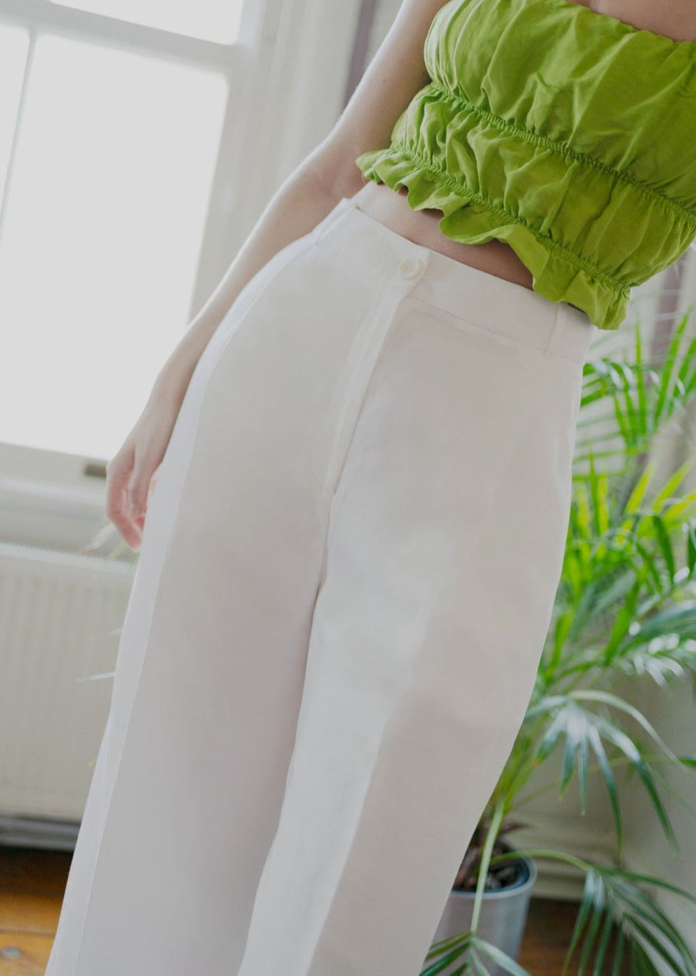 Seven Suit Trousers - White - OhSevenDays
