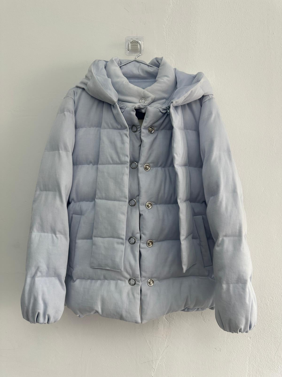 SAMPLE - puffer coat blue Small