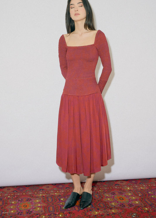 Rachael Dress - Merlot