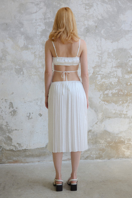 Simona Skirt - White - OhSevenDays