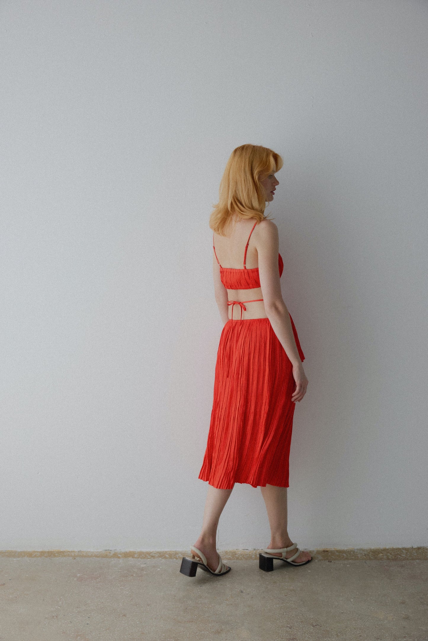 Simona Skirt - Red - OhSevenDays