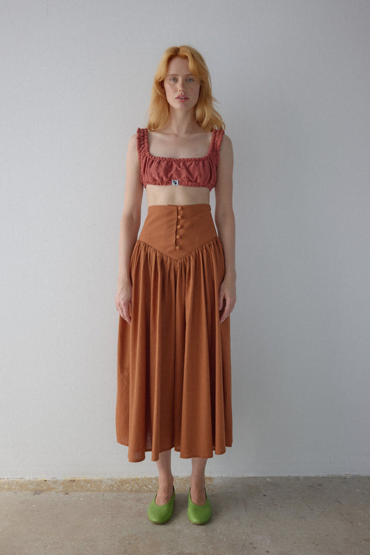 Dani Skirt - Copper - OhSevenDays