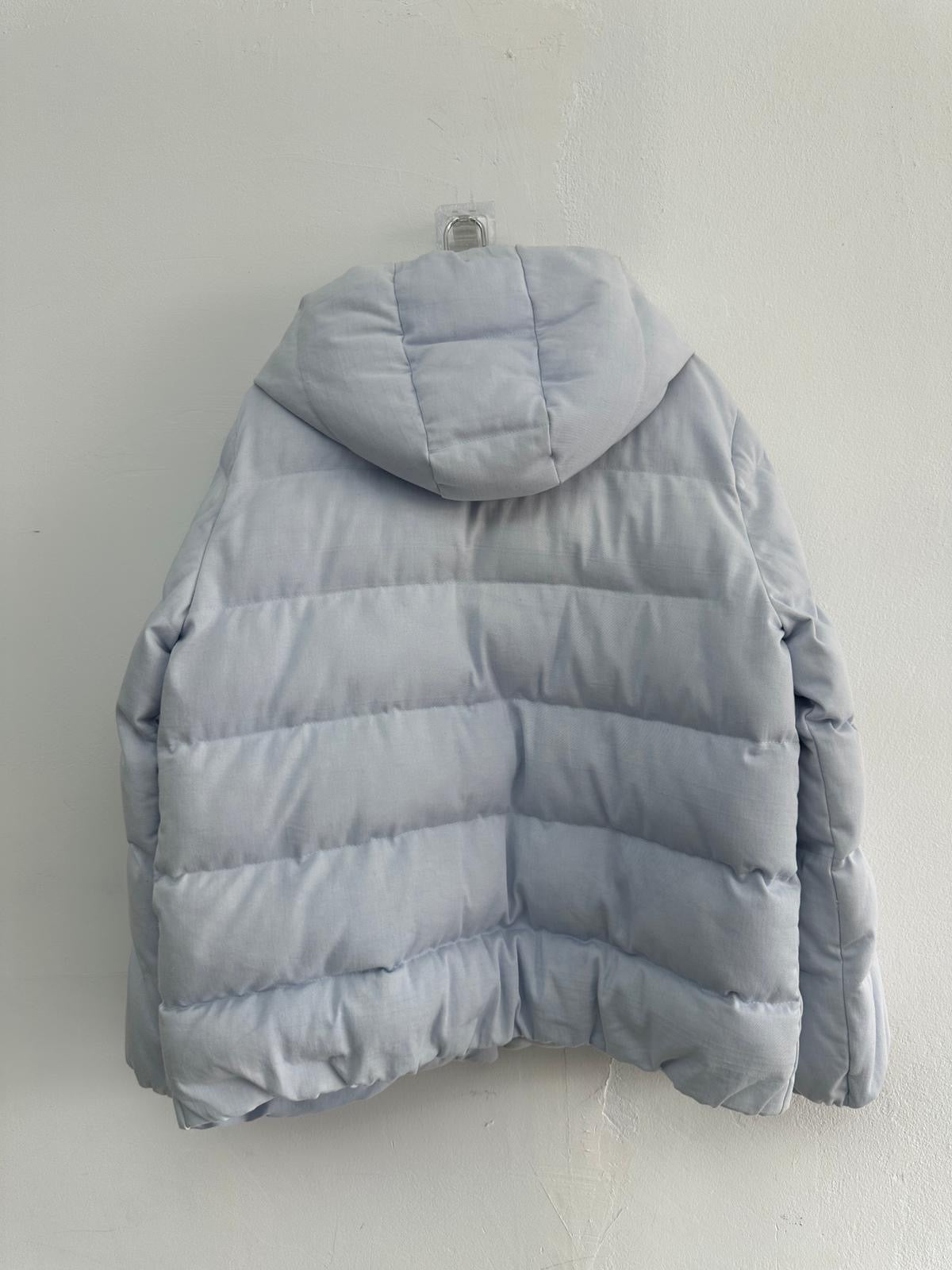 SAMPLE - puffer coat blue Small