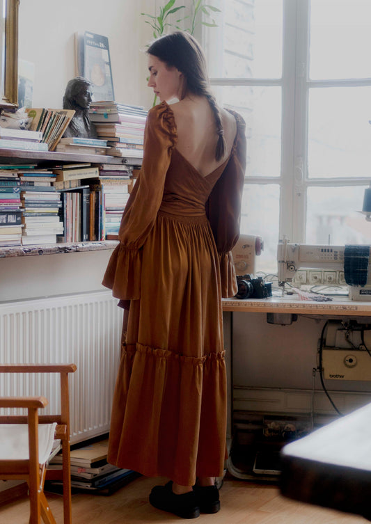 Bailey Reversible Dress - Copper - OhSevenDays