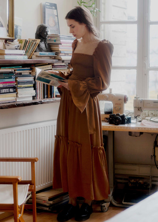 Bailey Reversible Dress - Copper - OhSevenDays