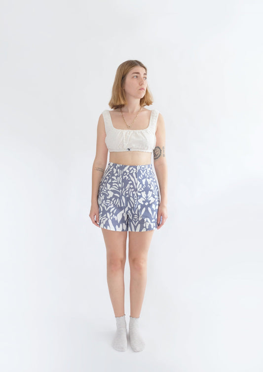 Poche Shorts (Rosa Print) - OhSevenDays