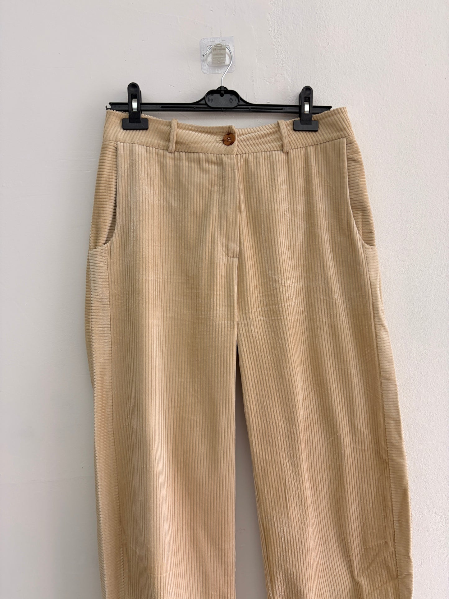 SAMPLE Side Kick Trousers - Beige LARGE/XL