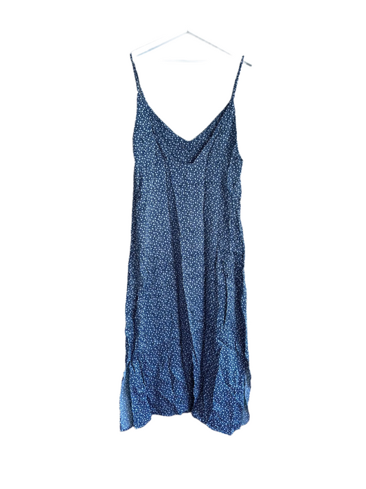 SAMPLE Dress (Blue with prints) - OhSevenDays