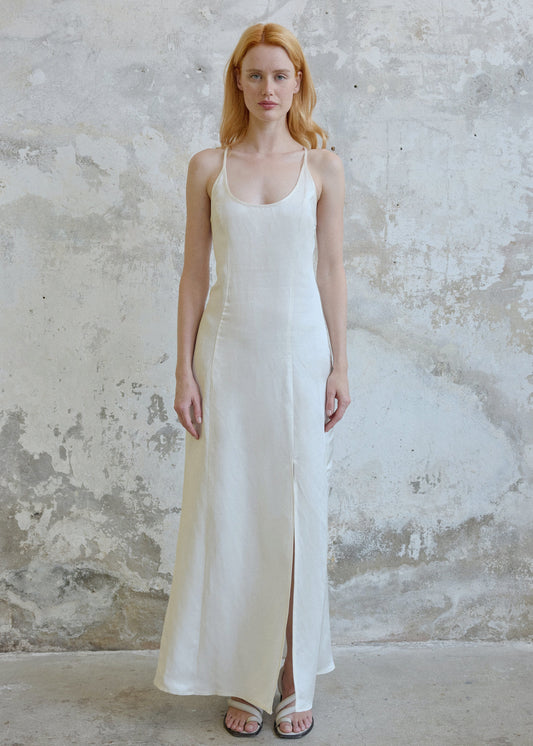 Steffi Dress - White - OhSevenDays