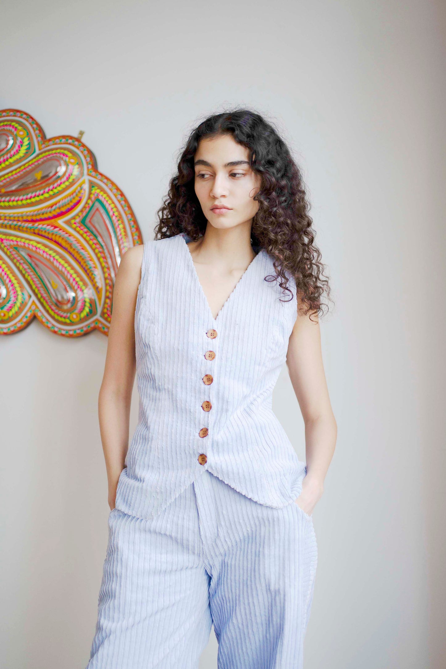 SAMPLE Wyatt Waistcoat - Lilac