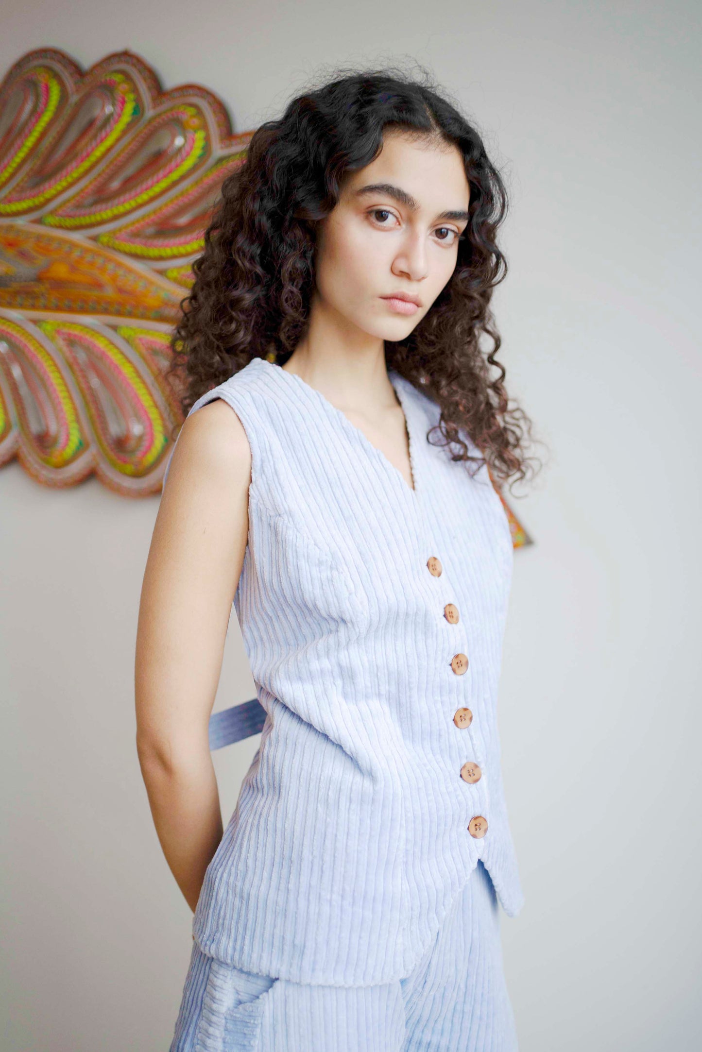 SAMPLE Wyatt Waistcoat - Lilac