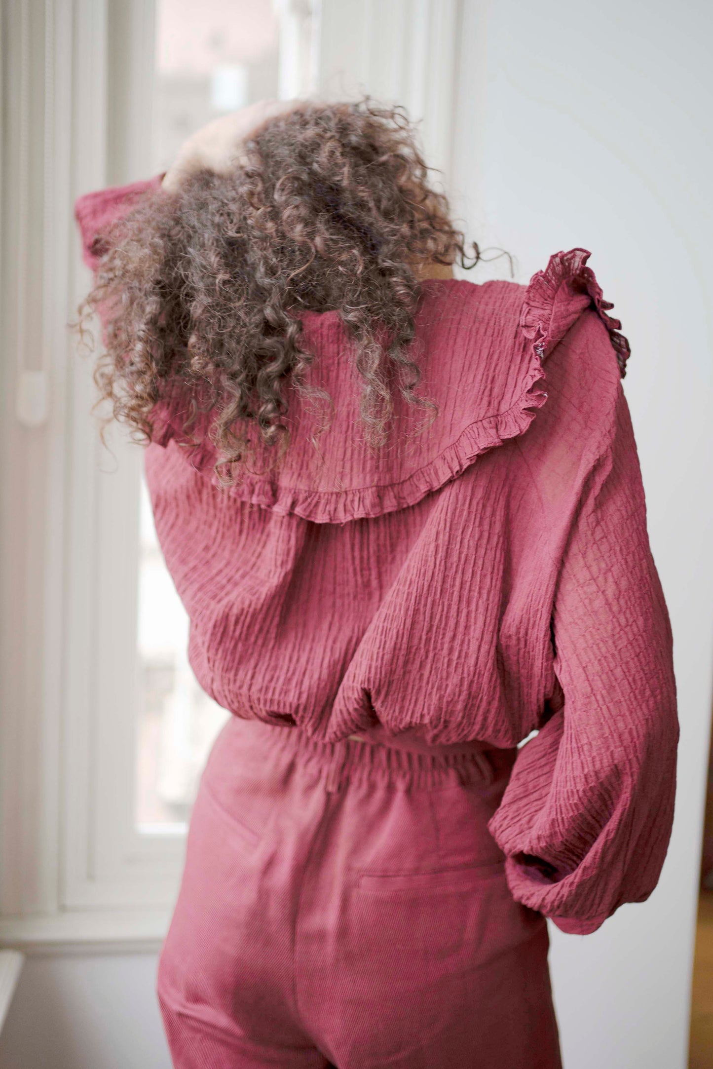 SAMPLE Juliet Top - Burgundy