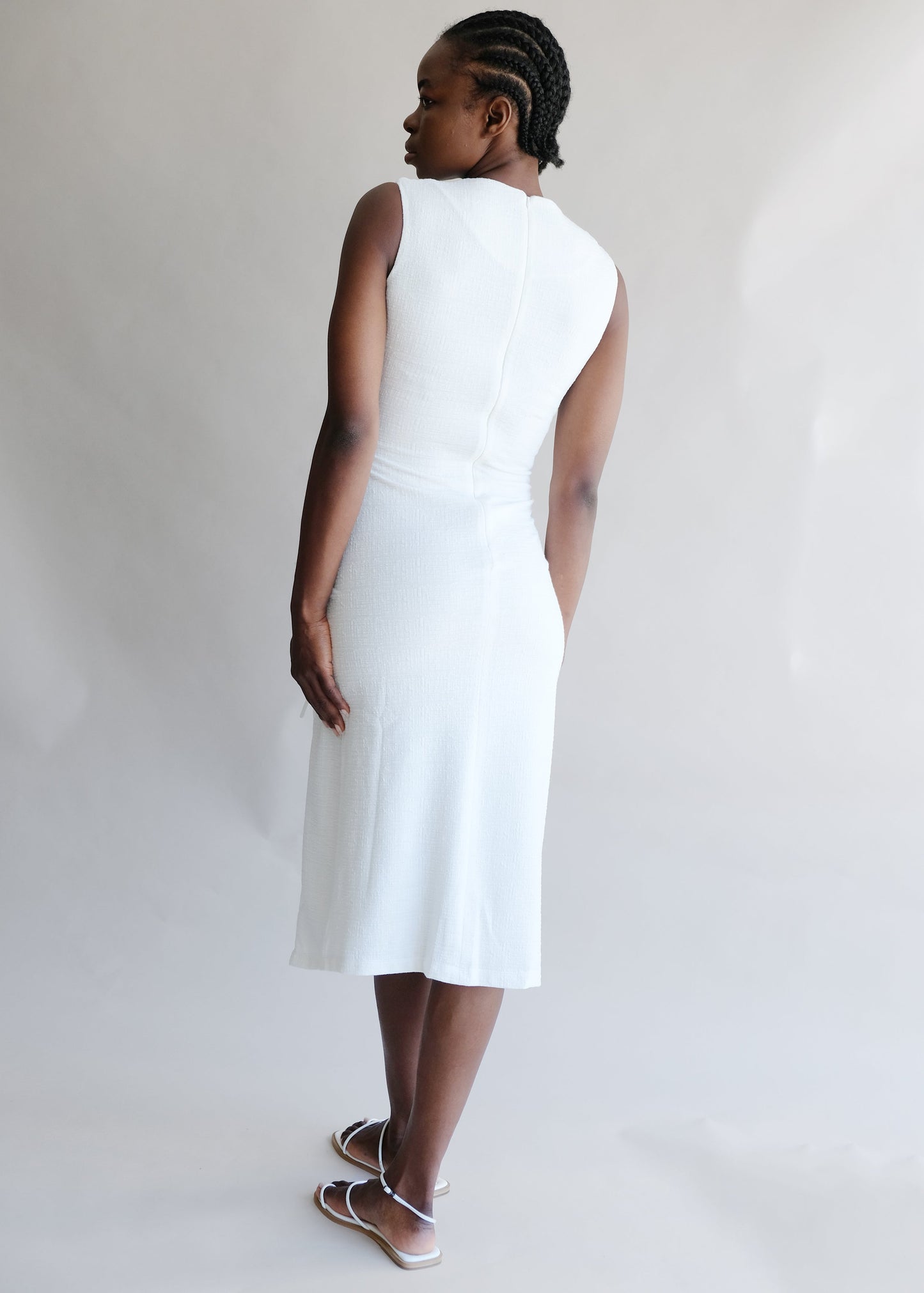 Margaret Tie Midi dress