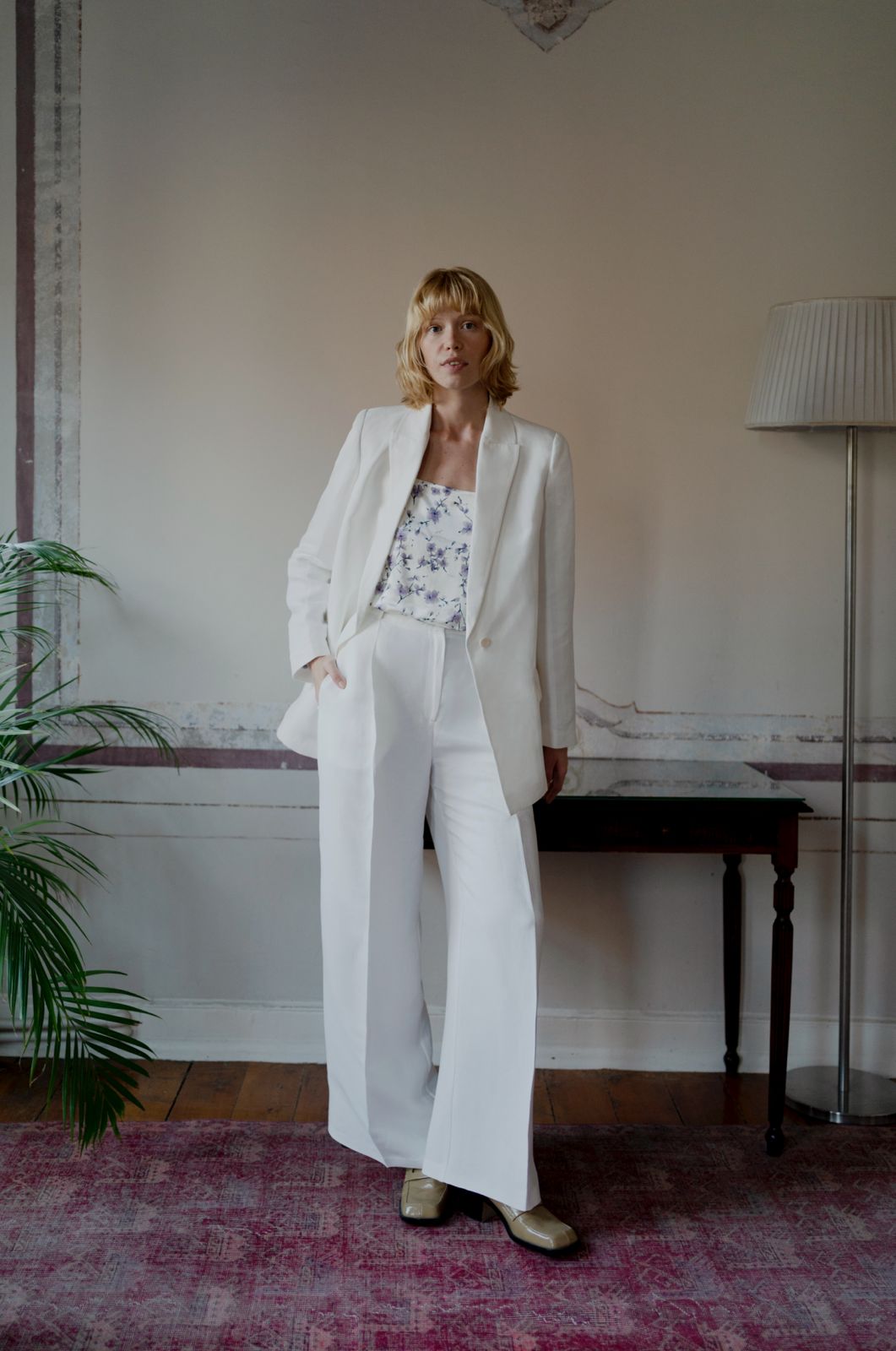 Seven Suit Blazer - White - OhSevenDays