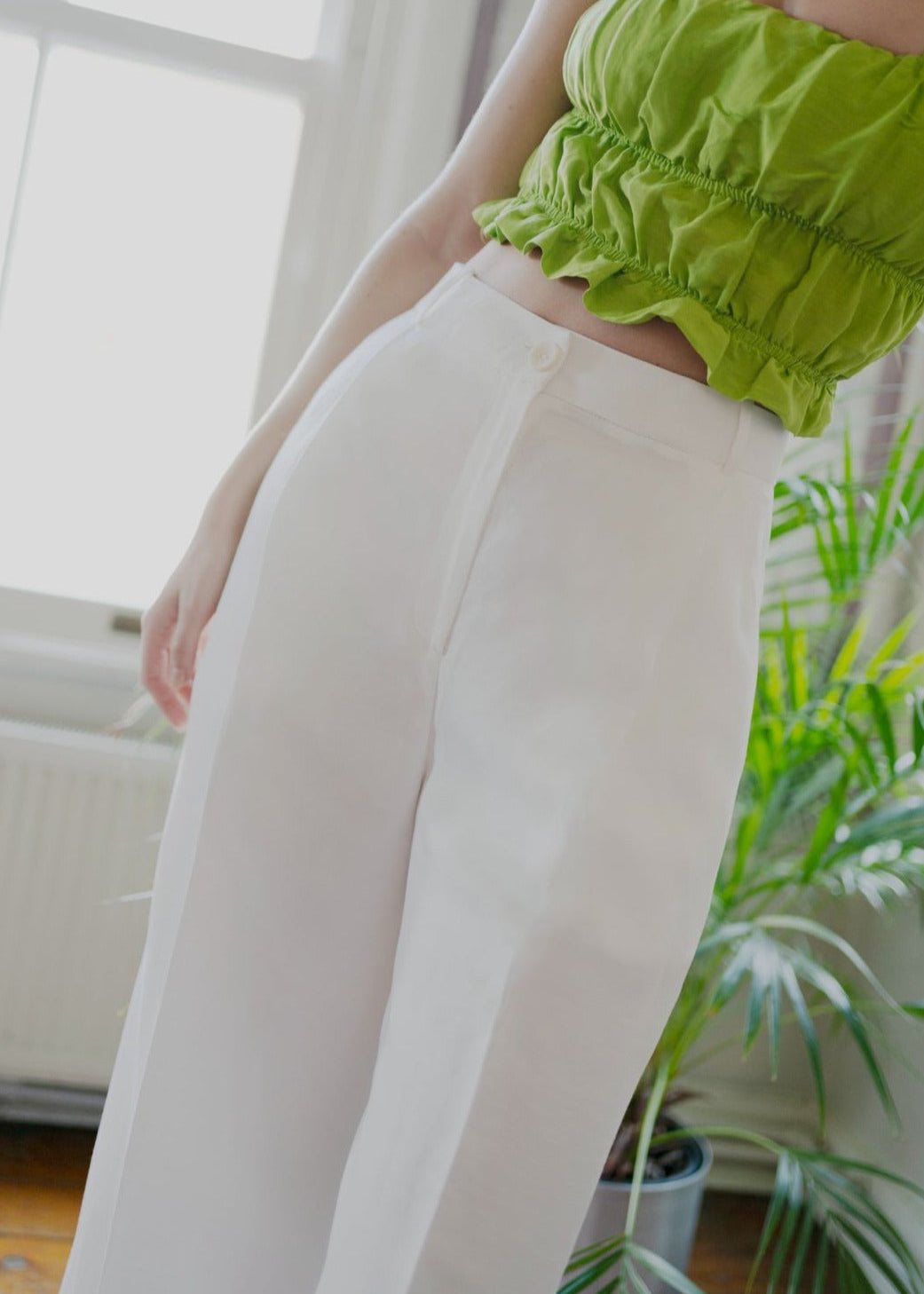 SAMPLE Seven Suit Trousers - White